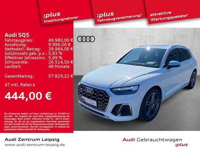 Gebraucht Audi SQ5 Ambiente 341 PS (250 kW) 2021 Gletscherweiß metallic SUV