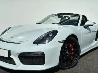 Gebraucht Porsche Boxster Spyder 375 PS (275 kW) 2016 Weiß Cabrio
