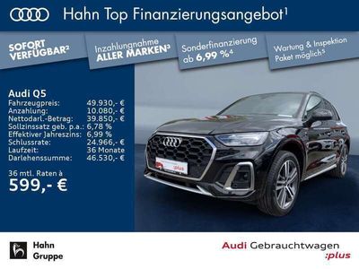 gebraucht Audi Q5 50 TFSIe qua S-Trc S line AHK Pano HUD