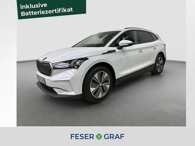 Moonweiss metallic Gebraucht 2021 Skoda Enyaq iV Loft SUV | 23.480 € (Guter Preis)