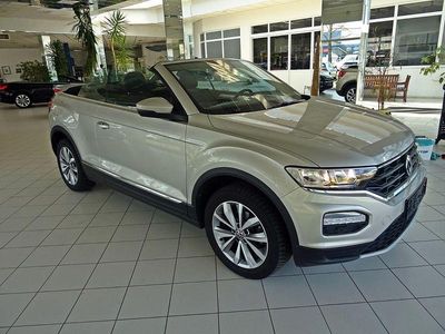 Gebraucht VW T-Roc Cabriolet Style 110 PS (80 kW) 2021 Silber Cabrio