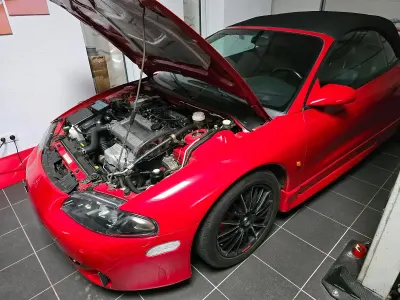 Gebraucht Mitsubishi Eclipse 210 PS (154 kW) 1998 Rot Coupé