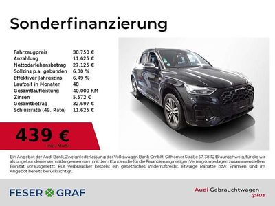 Mythosschwarz metallic Gebraucht 2022 Audi Q5 S-Line SUV | 38.750 € (Fairer Preis)