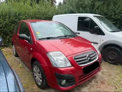 Gebraucht Citroën C2 Start 88 PS (64 kW) 2008 Rot Kleinwagen