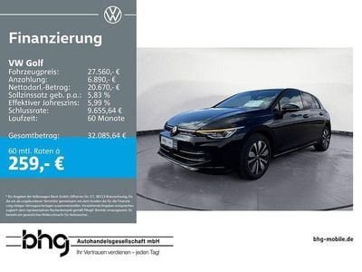 Gebraucht VW Golf VIII Life 150 PS (110 kW) 2025 Grenadillschwarz metallic Limousine