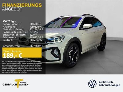 Nuova VW Taigo R-line 116 CV (85 kW) 2025 Grigio SUV