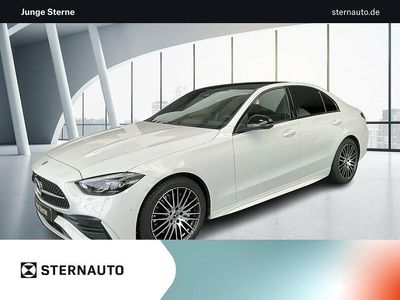Gebraucht Mercedes C180 AMG 170 PS (125 kW) 2025 Unilack polarweiß Limousine