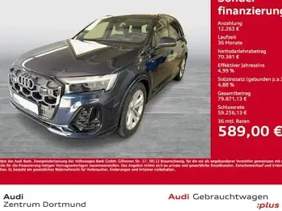 Occasion Audi Q7 Business 286 ch (210 kW) 2025 Bleue SUV