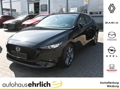 Gebraucht Mazda 3 Selection 122 PS (89 kW) 2021 Jet black (schwarz) Kombi