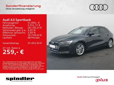 Gebraucht Audi A3 Sport 204 PS (150 kW) 2025 Manhattangrau metallic Limousine