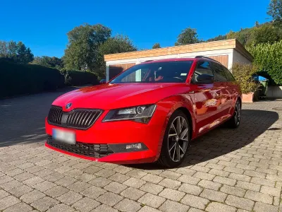 Gebraucht Skoda Superb SportLine 190 PS (139 kW) 2017 Rot Kombi