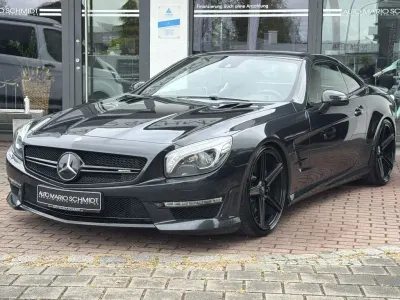 Gebraucht Mercedes SL63 AMG AMG 585 PS (430 kW) 2015 Schwarz magnetitschwarz  metalliclack (metallic) Cabrio