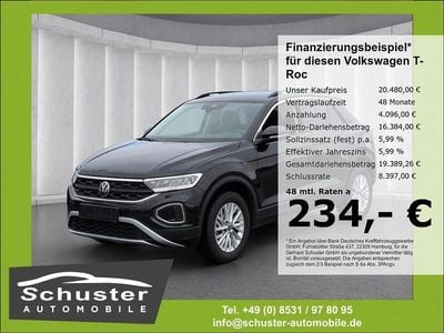 Gebraucht VW T-Roc Life 116 PS (85 kW) 2024 Schwarz SUV