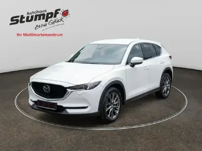 Gebraucht Mazda CX-5 Sports-Line 184 PS (135 kW) 2021 Snowflake white pearl SUV