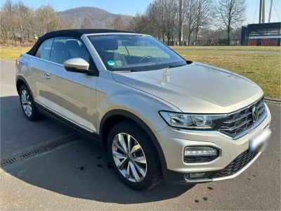 Gebraucht VW T-Roc Cabriolet 116 PS (85 kW) 2021 Silber Cabrio