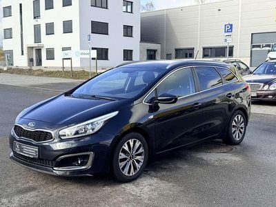 Gebraucht Kia Ceed Sportswagon DREAM-TEAM Edition 136 PS (100 kW) 2016 (1k) zilinaschwarz met. Kombi