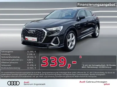 Usata Audi Q3 Sportback S-Line 150 CV (110 kW) 2023 Nero SUV