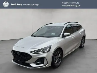 Gebraucht Ford Focus ST-Line X 125 PS (91 kW) 2023 Moondust silber metallic Kombi