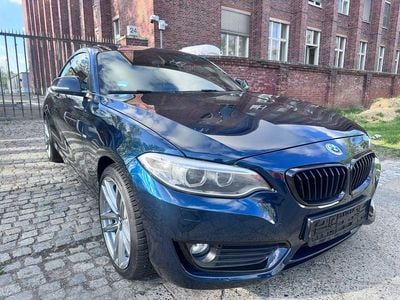 Begagnad BMW 220 Sport Line 184 HK (135 kW) 2014 Blå Sportkupé