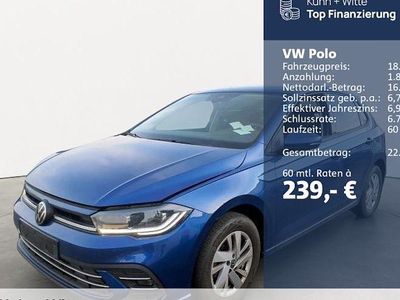 Gebraucht VW Polo Style 95 PS (69 kW) 2023 Blau Kleinwagen