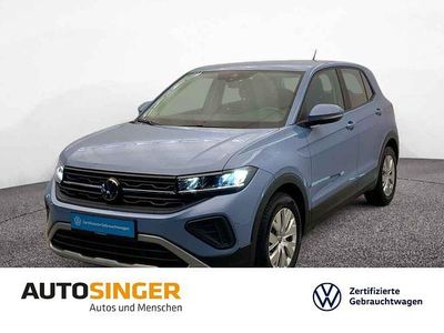 Gebraucht VW T-Cross Basis 95 PS (69 kW) 2025 Clear blue metallic SUV
