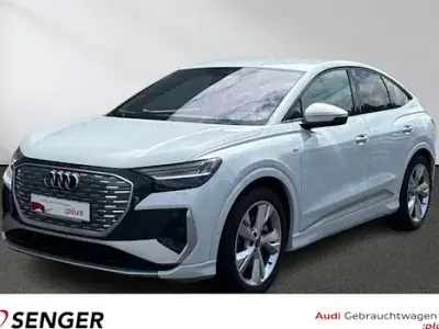 Gebraucht Audi Q4 Sportback e-tron S-Line 150 kW (204 PS) 2023 Weiß SUV