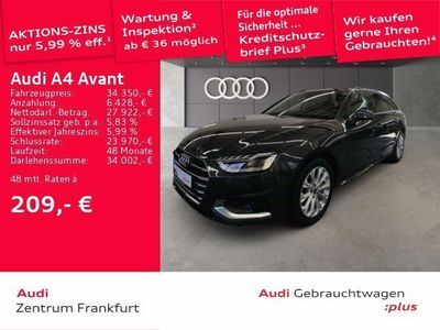 Gebraucht Audi A4 Advanced 204 PS (150 kW) 2023 Manhattangrau metallic Kombi