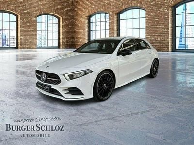 Gebraucht Mercedes A200 AMG 163 PS (119 kW) 2018 Unilack polarweiß Limousine