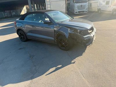 Gebraucht VW T-Roc Cabriolet R-line 150 PS (110 kW) 2020 Grau Cabrio