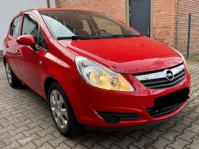 Gebraucht Opel Corsa Edition 90 PS (66 kW) 2008 Rot Kleinwagen