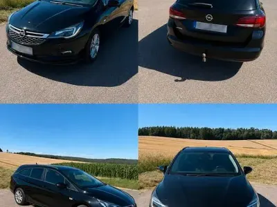 Gebraucht Opel Astra Edition 136 PS (100 kW) 2017 Schwarz Kombi