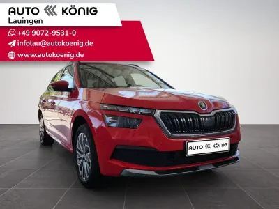 Gebraucht Skoda Kamiq Tour 110 PS (80 kW) 2022 Moonweiß perleffekt SUV