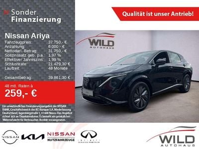 Neu Nissan Ariya 160 kW (218 PS) 2025 Schwarz SUV