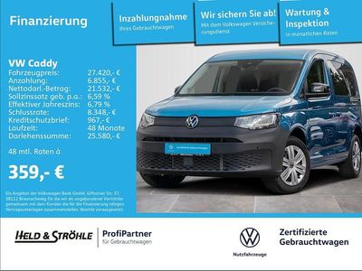 Gebraucht VW Caddy Basis 102 PS (75 kW) 2024 Costa azul metallic Van / Kleinbus