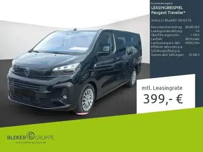Neu Peugeot Traveller Active 180 PS (132 kW) 2026 Perlaneraschwarz Van / Kleinbus