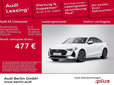 Gletscherweiß metallic Gebraucht 2025 Audi A5 Sport Limousine | 44.900 € (Superpreis)