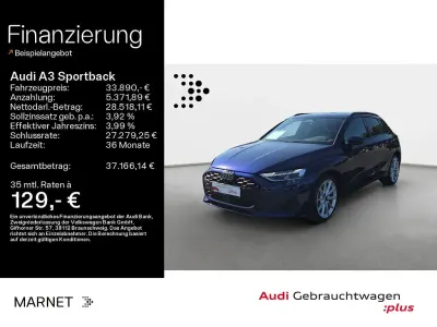 Gebraucht Audi A3 Advanced 204 PS (150 kW) 2025 Navarrablau metallic Limousine