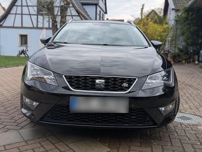 Usata Seat Leon ST FR 125 CV (91 kW) 2016 Nero Station wagon