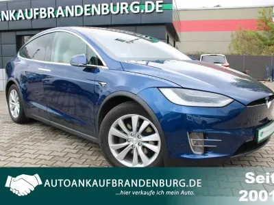Usado Tesla Model X 344 kW (469 CV) 2018 Azul SUV