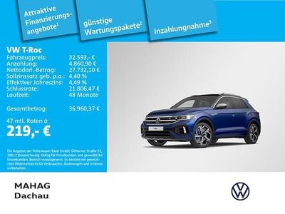 Gebraucht VW T-Roc R 300 PS (220 kW) 2022 Blau SUV