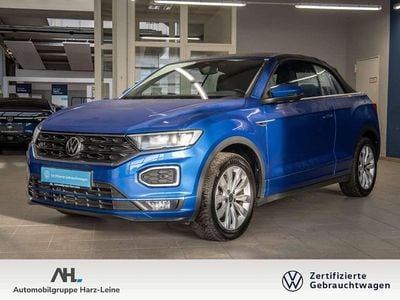 Gebraucht VW T-Roc Cabriolet R-line 150 PS (110 kW) 2021 Blau Cabrio