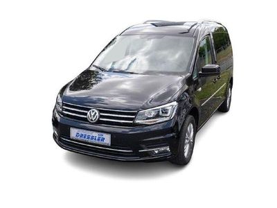 Schwarz Gebraucht 2018 VW Caddy Maxi Highline Van / Kleinbus | 22.950 € (Etwas zu teuer)