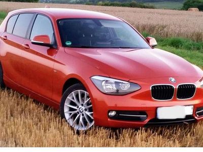 Gebraucht BMW 118 Sport Line 143 PS (105 kW) 2011 Orange Kleinwagen