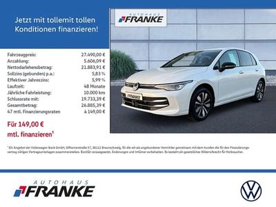 Usata VW Golf VIII Goal 150 CV (110 kW) 2025 Bianco Berlina