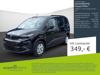 Usata Peugeot e-Rifter Allure 100 kW (136 CV) 2025 Nero Monovolume