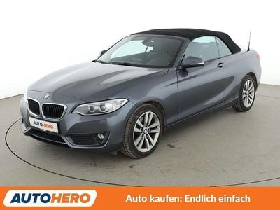 Second-hand BMW 220 Advantage 184 CP (135 kW) 2016 Gri Cabrio