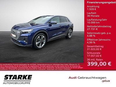 Navarrablau metallic Gebraucht 2022 Audi Q4 e-tron Ambiente SUV | 29.670 € (Superpreis)