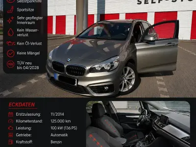 Gebraucht BMW 218 Active Tourer Sport Line 136 PS (100 kW) 2014 Beige Van / Kleinbus