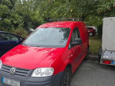 Gebraucht VW Caddy 75 PS (55 kW) 2009 Rot Van / Kleinbus