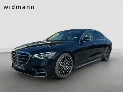 Gebraucht Mercedes S450 AMG line 367 PS (269 kW) 2025 Metalliclack obsidianschwarz Limousine